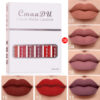 6 Boxen Matte Non-Stick Cup Waterproof Lipstick Long Lasting Lip Gloss